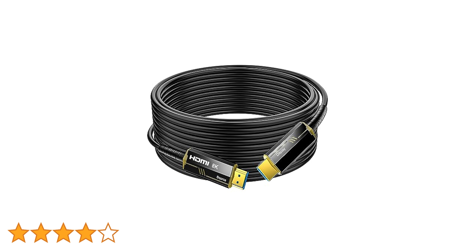 Amazon | 8K 4K 光ファイバーHDMI ケーブル 20M 48Gbps ウルトラ
